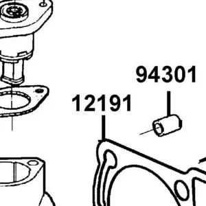 12191-KFBF-E90 GASKET CYLINDER @A — diagram cutout