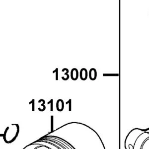 13000-KFB7-C00 CRANK SHAFT COMP — diagram cutout