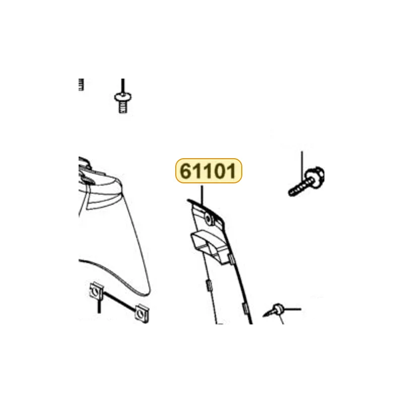 61101-LEA2-910-W2P FENDER FR B INNER — diagram cutout