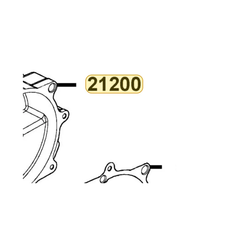 21200-LCD3-C00 CASE COMP MISSION — diagram cutout