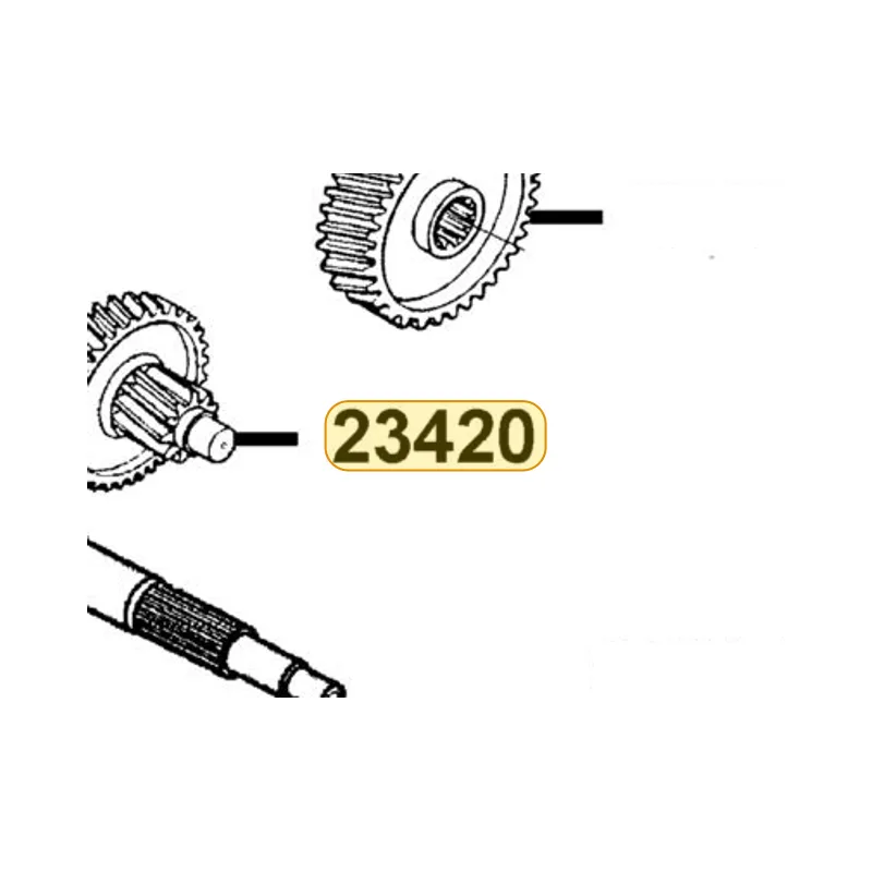 23420-LCD3-C00 SHAFT COMP COUNTER — diagram cutout