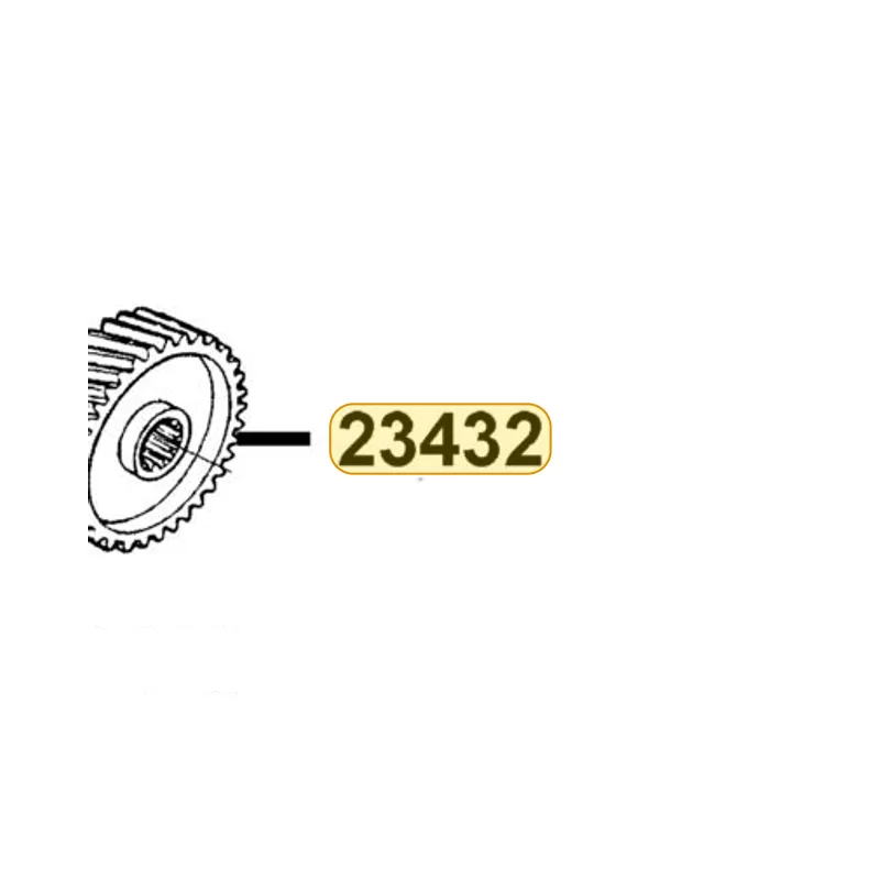 23432-LEJ3-E10 GEAR, FINAL — diagram cutout