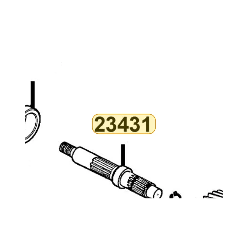 2343A-KHB4-C00 SHAFT FINAL — diagram cutout