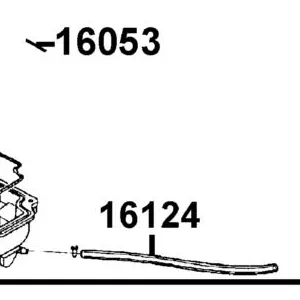 16124-KEC3-C00 TUBE COMPL 3.5*300 — diagram cutout