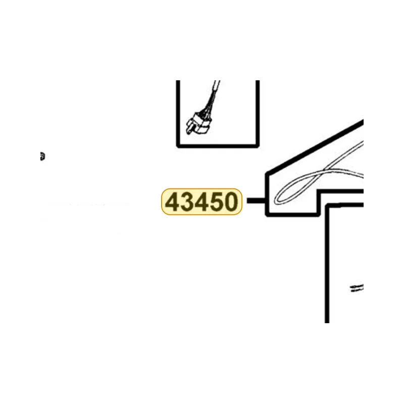 43450-LCD3-C00 CABLE COMP RR BRK — diagram cutout