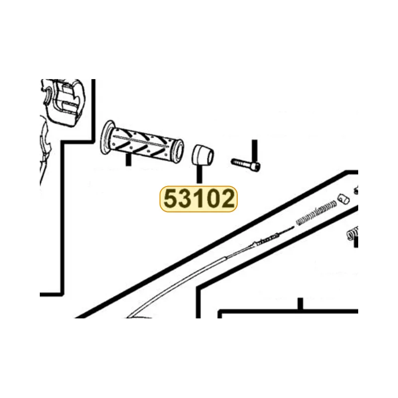 53102-LFC3-E10 END HANDLE — diagram cutout