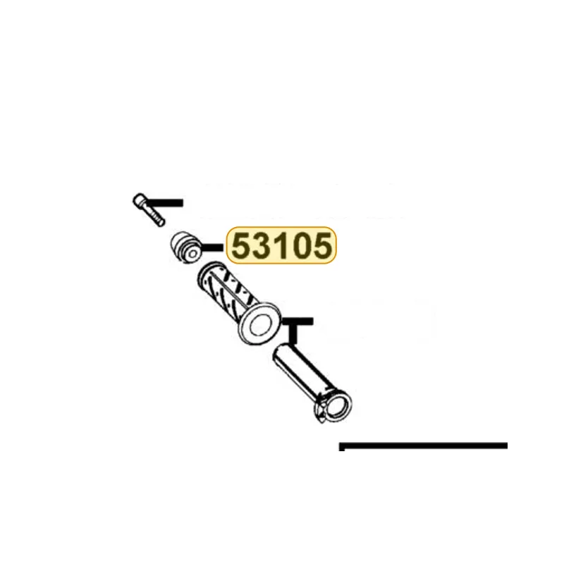 53105-LFC3-E10 END R HANDLE — diagram cutout