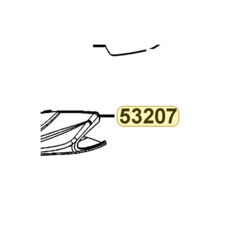 53207-ABC7-M30-BAP COVER FR HANDLE LOW — diagram cutout