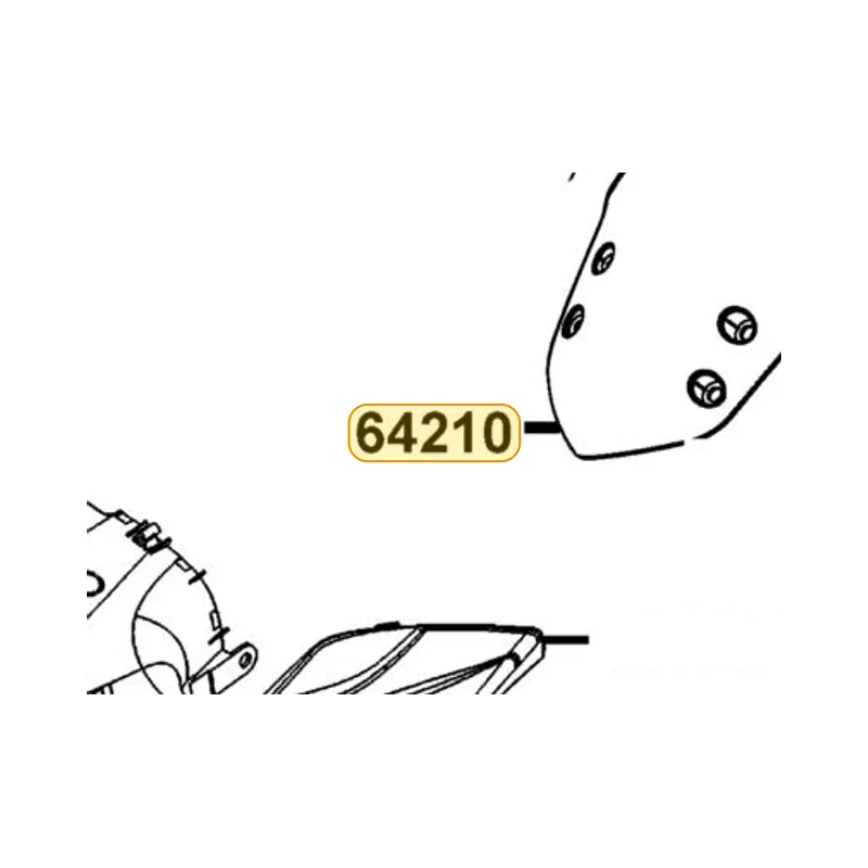 64210-ALG1-E10 ASSY METER VISOR — diagram cutout