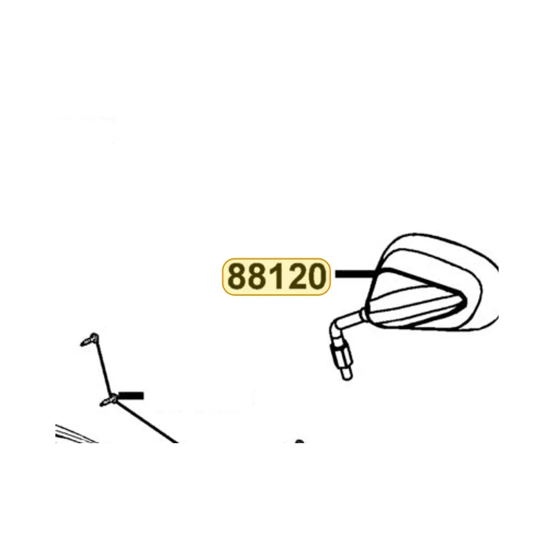88120-ALG1-M31 MIRROR ASSY L BACK — diagram cutout