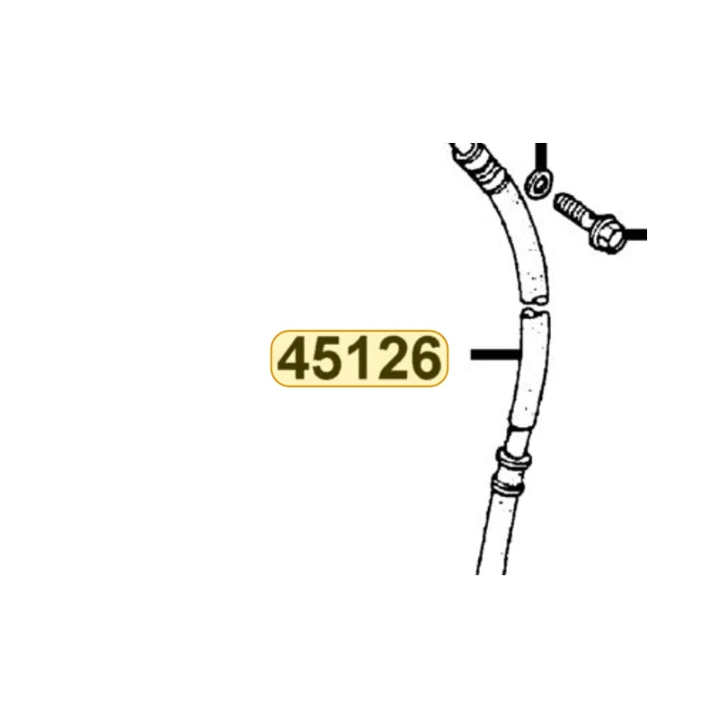 45126-LEJ2-E10 HOSE ASSY FR BRK — diagram cutout