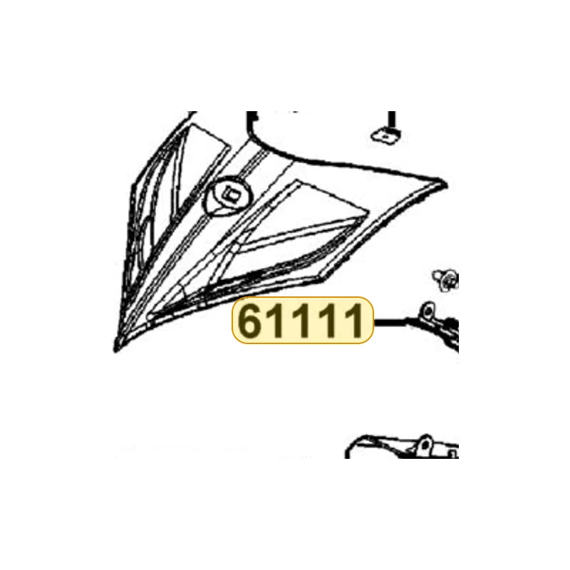 61111-ALG1-E10-N1R FENDER INNER A FR. — diagram cutout