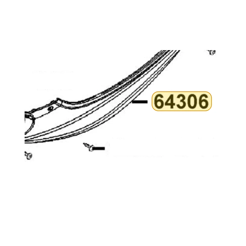 64306-LEJ2-E10-N1P SKIRT L SIDE — diagram cutout