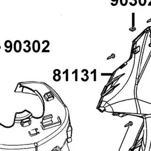 81131-ALG1-E10-N1R LEG SHIELD — diagram cutout