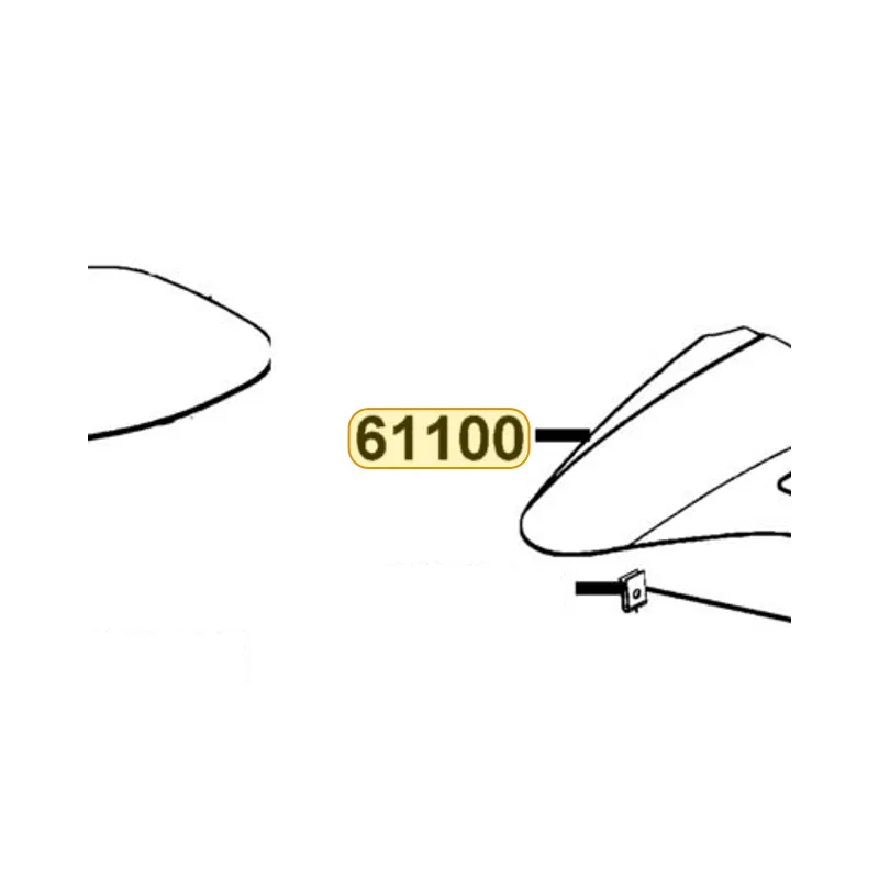 61100-LEJ2-E10-BAP FENDER FR — diagram cutout