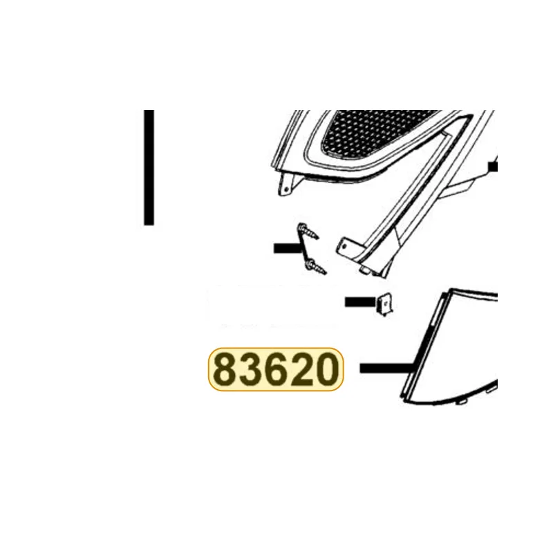 83620-LEJ2-E10-BAP COVER L SIDE — diagram cutout