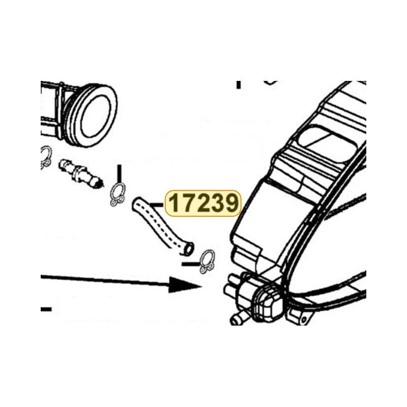 17239-KHB4-C00 TUBE AIR/C BLOW BY — diagram cutout