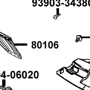 80106-LEJ2-E10-N1R FENDER B RR — diagram cutout