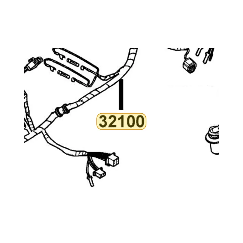 32100-ABC7-M30 HARNESS WIRE — diagram cutout