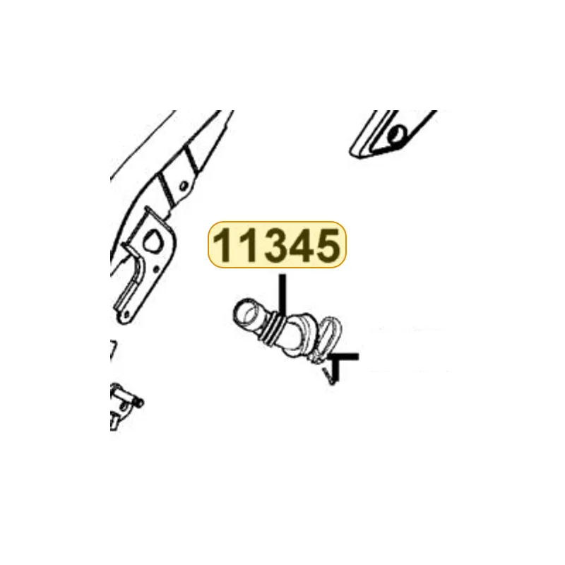 11345-LEJ3-E10 DUCT L COVER — diagram cutout