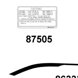87505-LEJ2-E01-T01 LABEL TIRE — diagram cutout