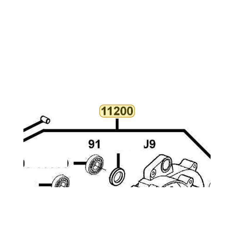 11200-KHB5-305 CASE SET L CRANK — diagram cutout