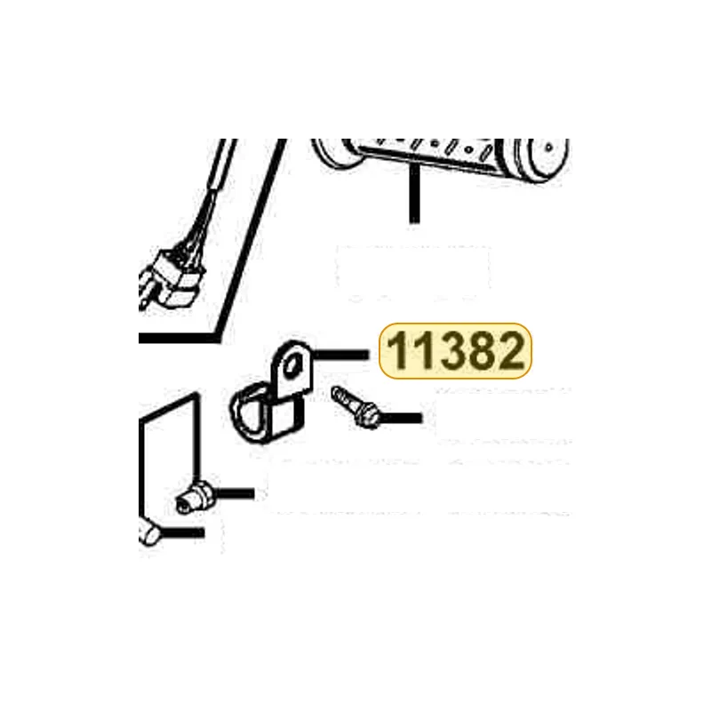 11382-KHB4-900 CLAMP BRAKE CABLE — diagram cutout