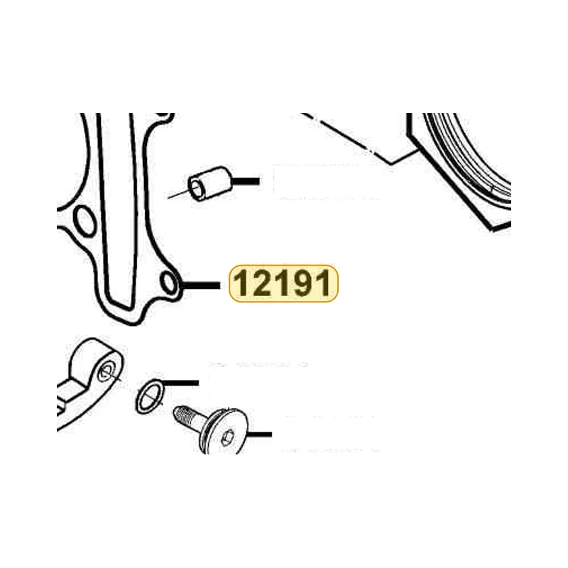 12191-KFBF-980 GASKET CYLINDER — diagram cutout