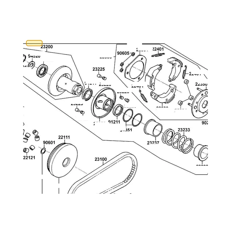 23200-GFY6-901 FACE ASSY DRIVEN — diagram cutout