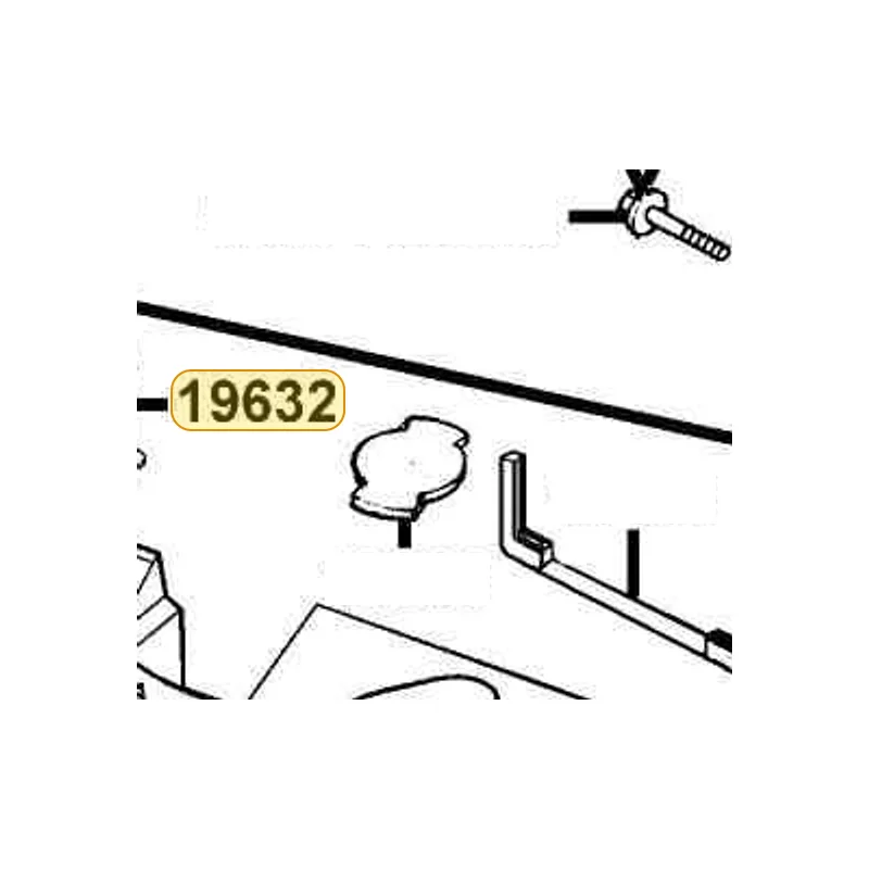 19632-GFY6-901 CLIP HIGHTENSION CORD — diagram cutout