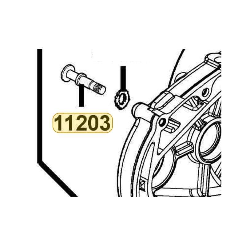 11203-KUDU-900 PIN BRAKE SHOE ANCHOR — diagram cutout