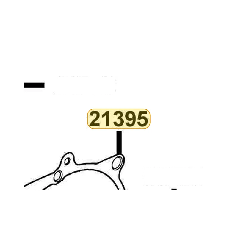 21395-KHB4-980 GASKET, MISSION CASE A — diagram cutout