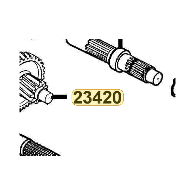 23420-KHB4-900 SHAFT COMP COUNTER — diagram cutout