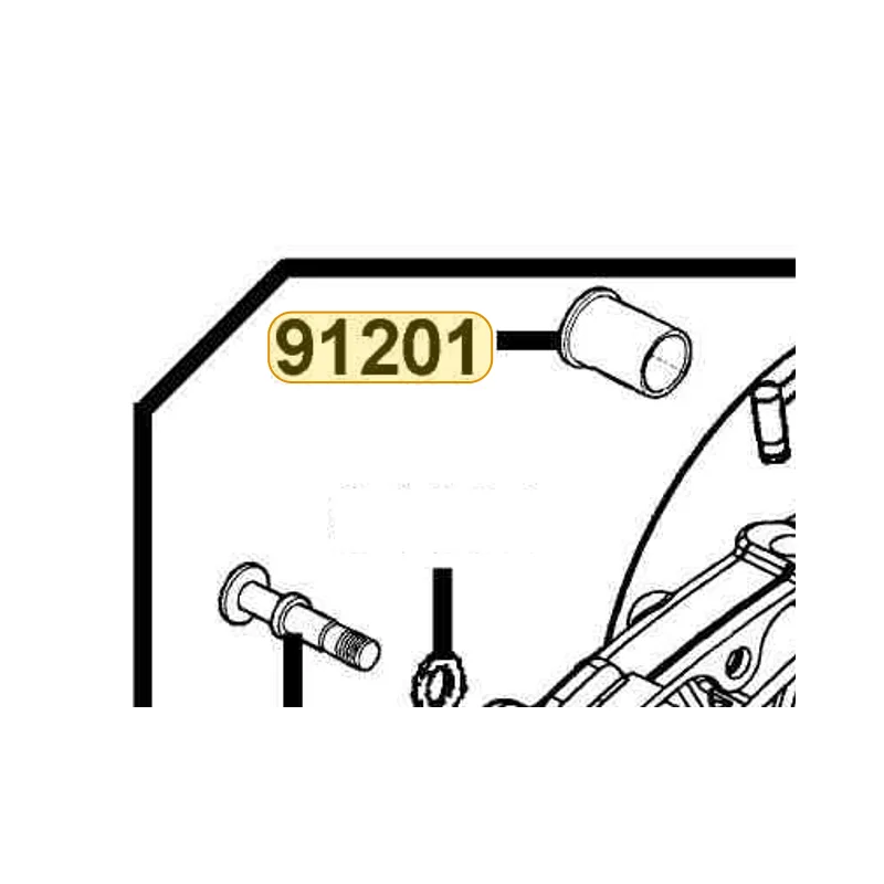 91201-KED1-900 BUSH MISSION — diagram cutout