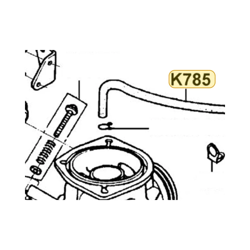 K785-KDU-0200 TUBE SET — diagram cutout