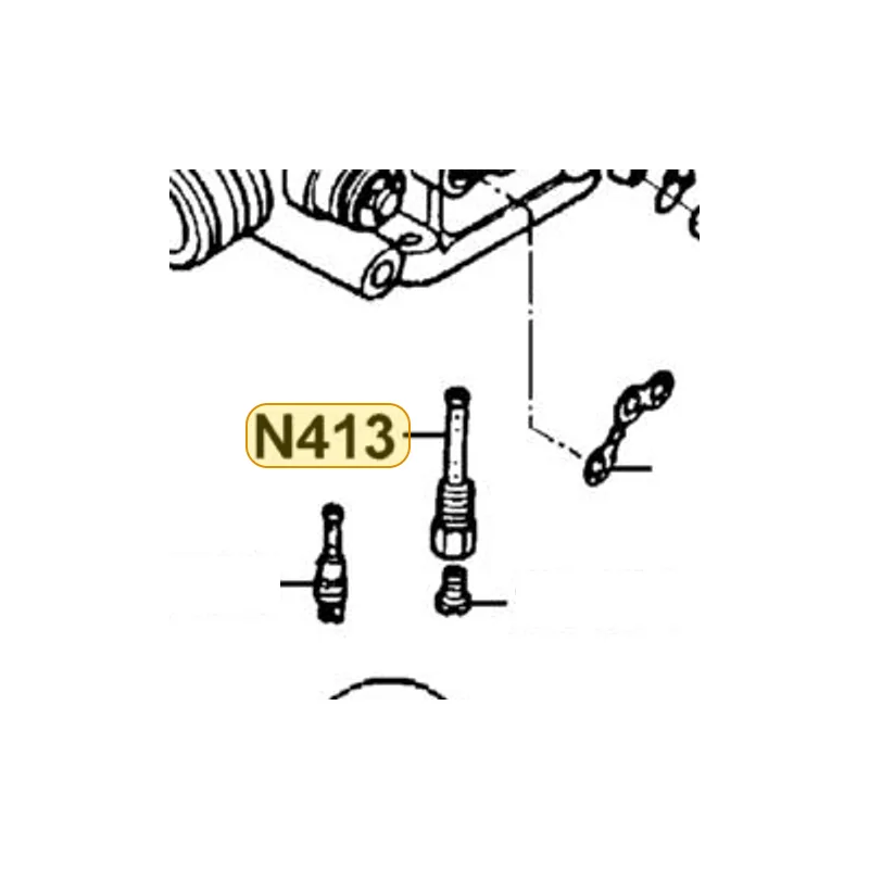 N413-34B00 NEEDLE JET HOLDER — diagram cutout