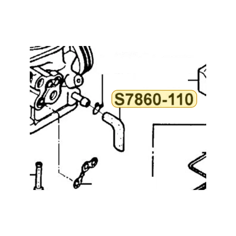 S7860-110-B000 TUBE SET(A.V) — diagram cutout