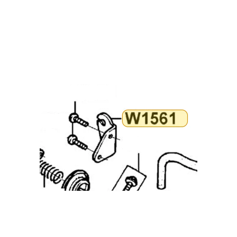W1561-231-9900 WIRE STAY — diagram cutout
