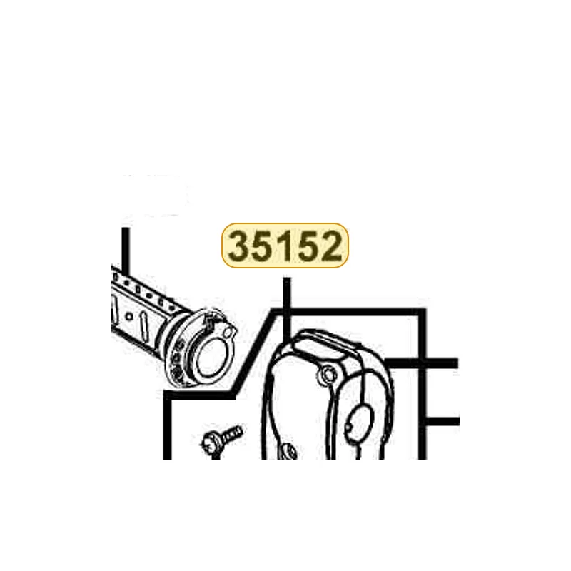 35152-KGBG-900 RR CASE RH HNDL COMP SW — diagram cutout