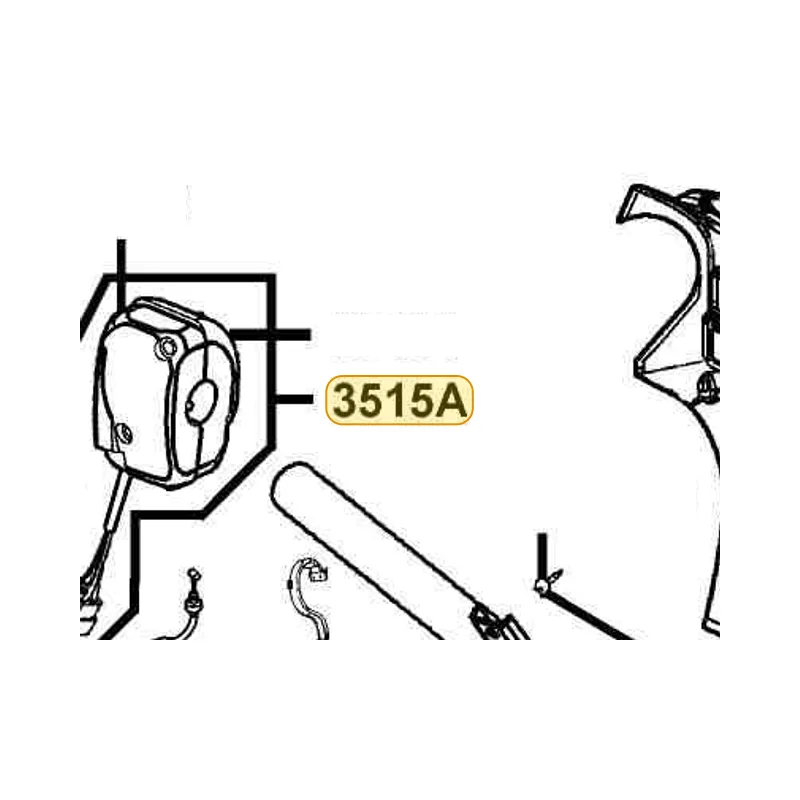 3515A-KHB5-M00 SW ASSY RH HNDL COMP — diagram cutout