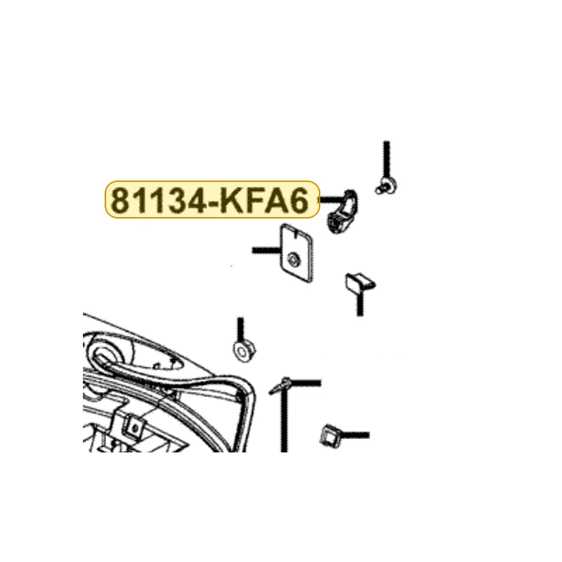 81134-KFA6-900 HOOK LUGGAGE — diagram cutout