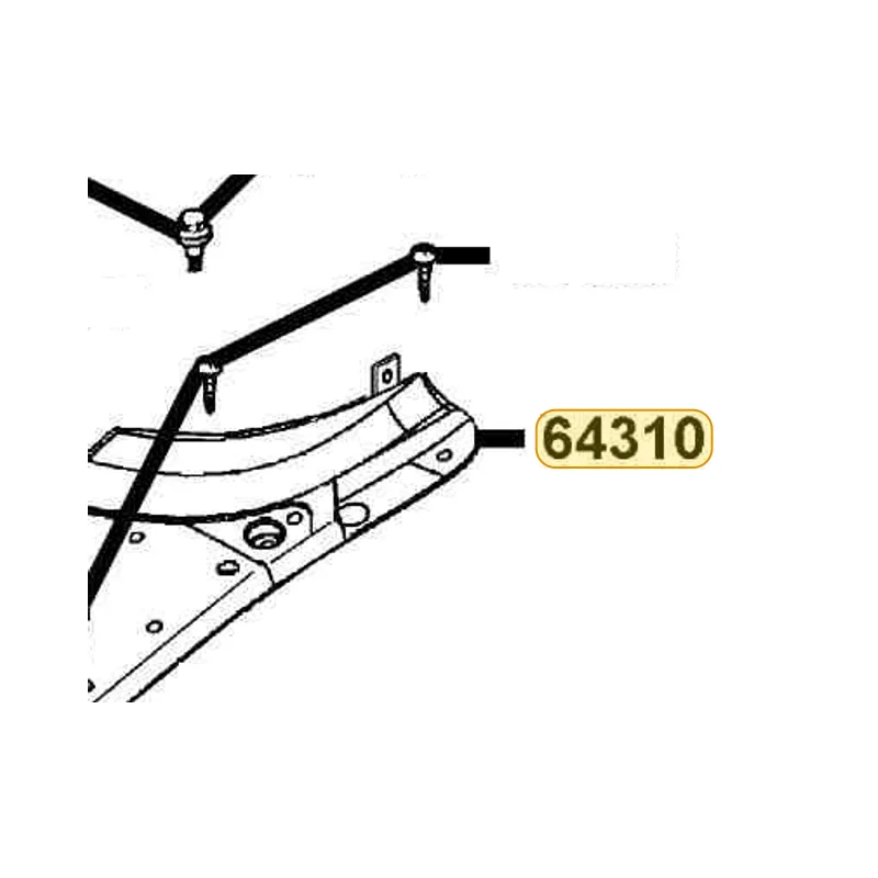 64310-KFA6-900-BVR FLOOR PANEL — diagram cutout