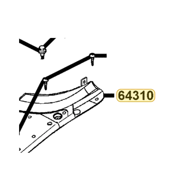 64310-KFA6-900-V2R FLOOR PANEL — diagram cutout