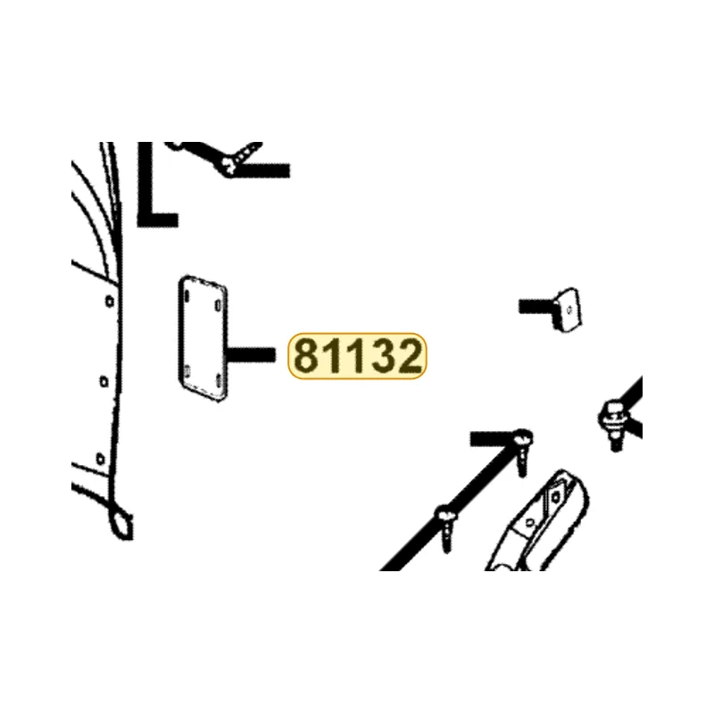 81132-KFA6-900-V2R LID LEG SHIELD — diagram cutout