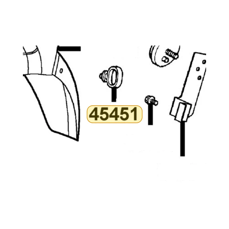 45451-4A71-001 GROMMET WIRE — diagram cutout