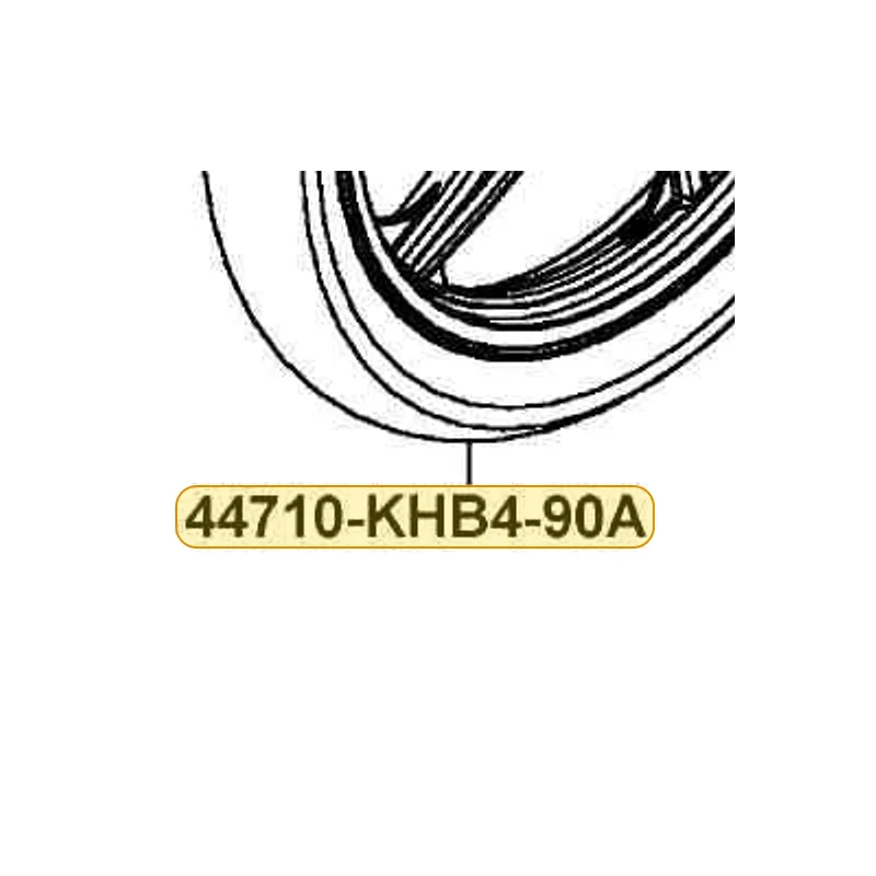 44710-KHB4-90A TIRE ASSY FR 80/80-16 45P /CHENG SHIN — diagram cutout