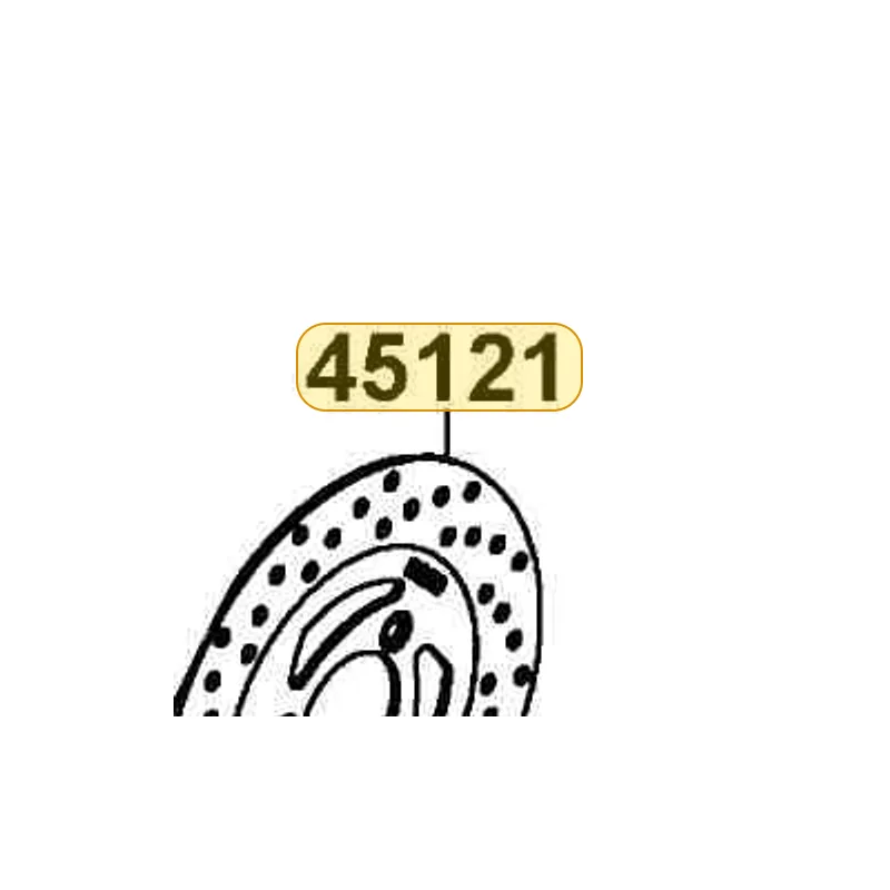 45121-KFA6-900 DISK FR BRAKE — diagram cutout