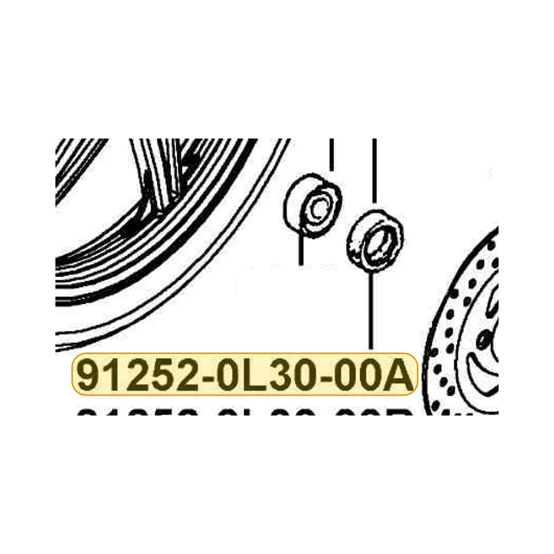 91252-0L30-00A OIL SEAL WHEEL 23*37*7 — diagram cutout