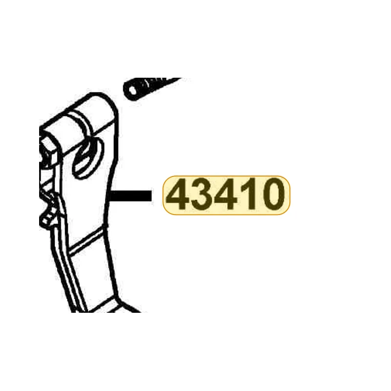 43410-KHB4-900 ARM RR BRAKE — diagram cutout