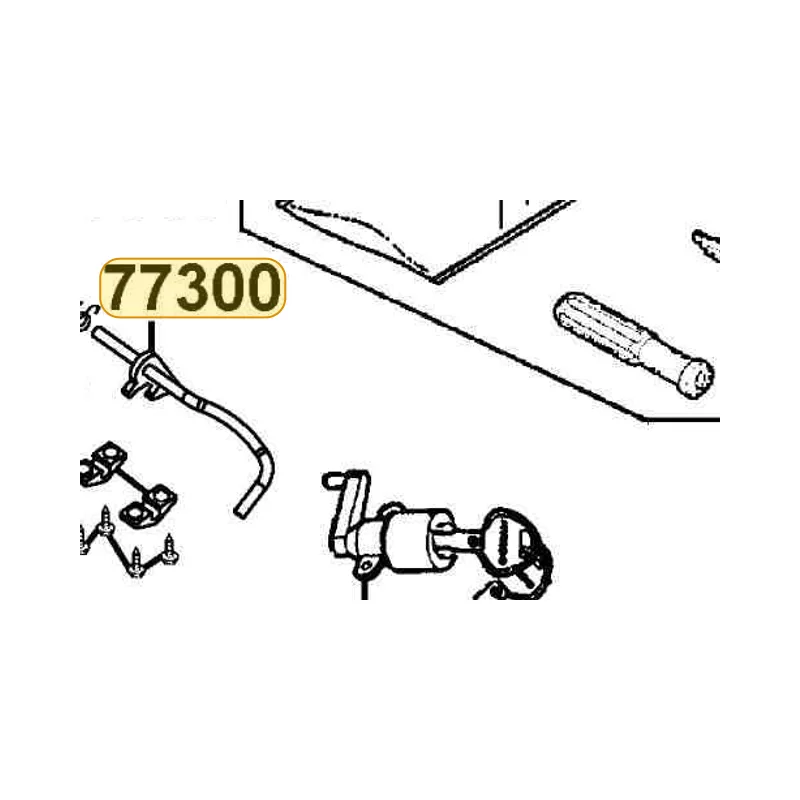 77300-KHB4-900 LOCK COMP SEAT — diagram cutout